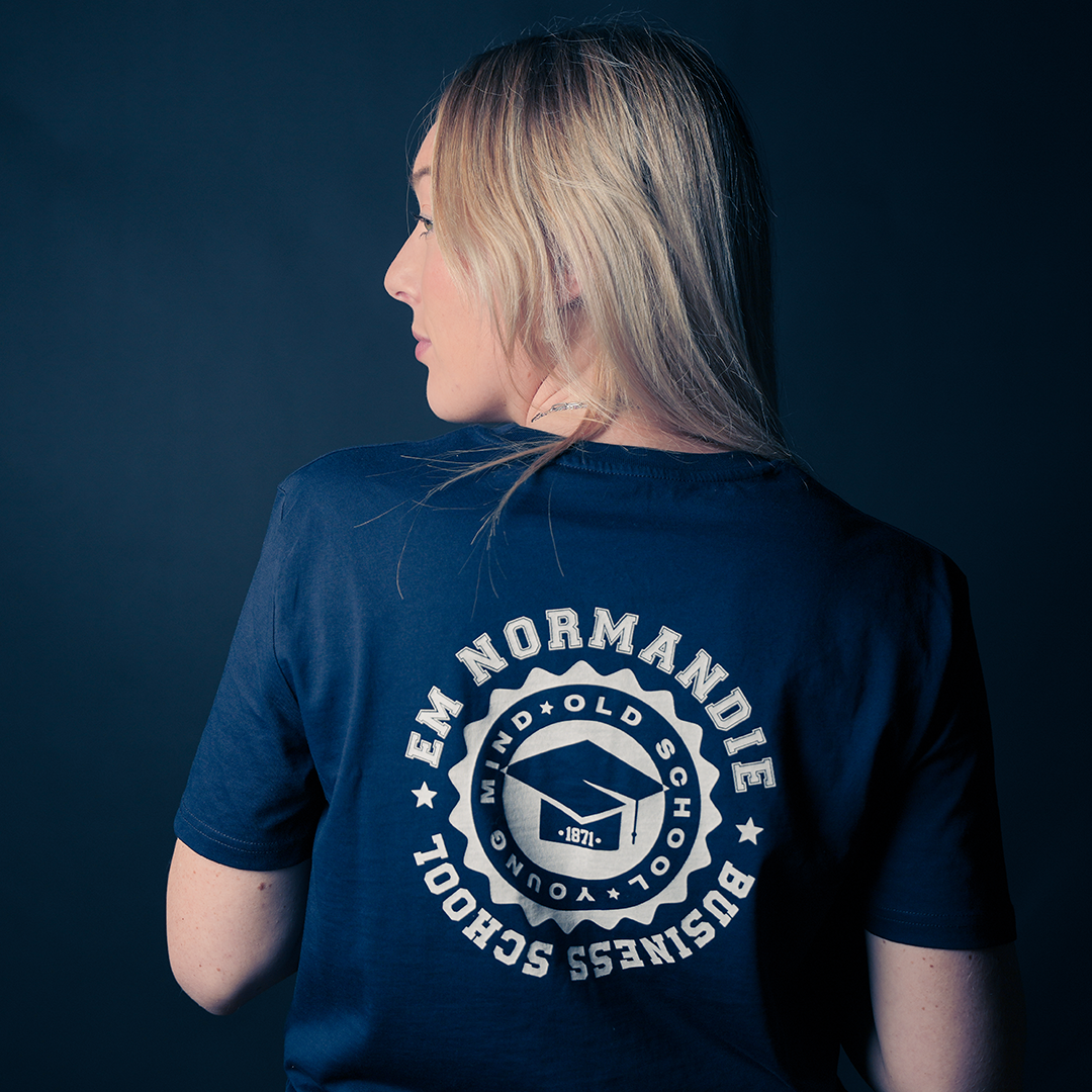 T-Shirt College Blue – Boutique EM Normandie